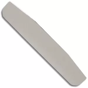 12″ chrome bottom plate w/3 welded studs