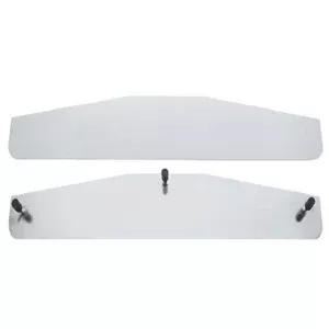 14″ chrome bottom plate w/3 welded studs