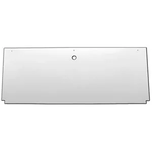 14″ stainless steel rear center panel back