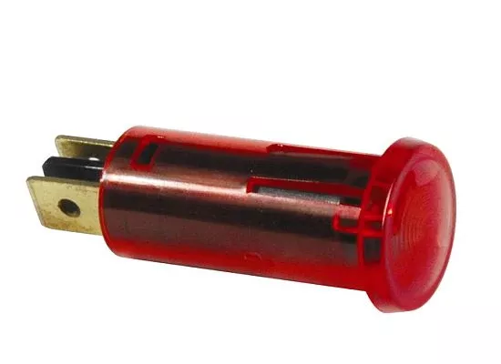 16 amp @ 12 volt warning light with two lucar terminals - SINGLE