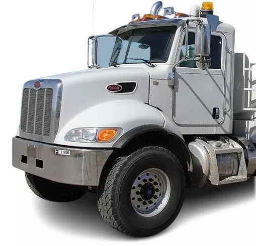 16″ Steel Chrome Bumper for Peterbilt 335 / 348