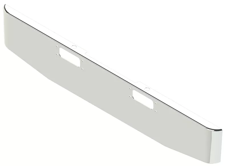 16″ Steel Chrome Bumper Tapered for Peterbilt 359