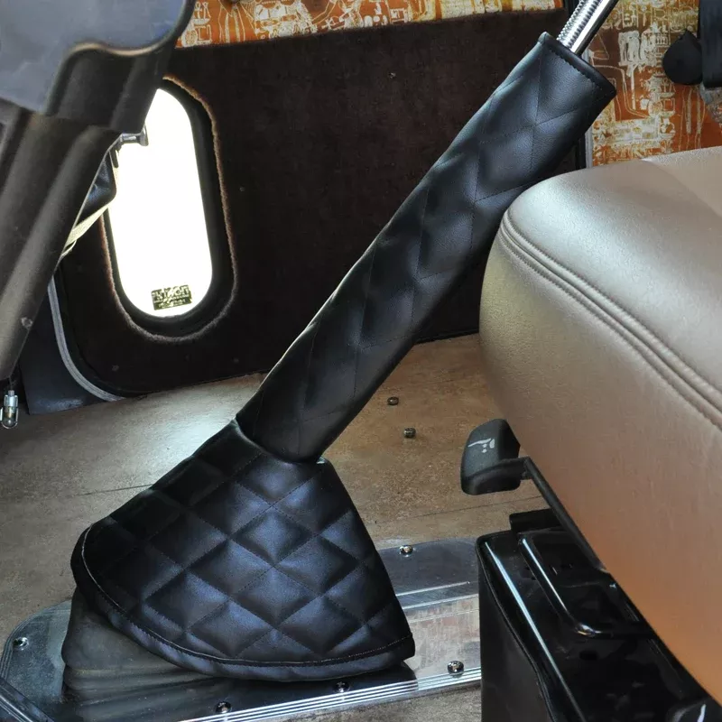 17″/24″ quilted vinyl gear shift tower cover and boot