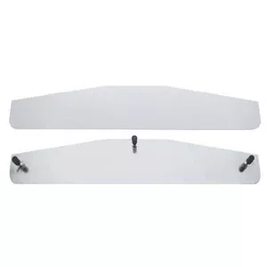 18″ chrome bottom plate w/3 welded studs