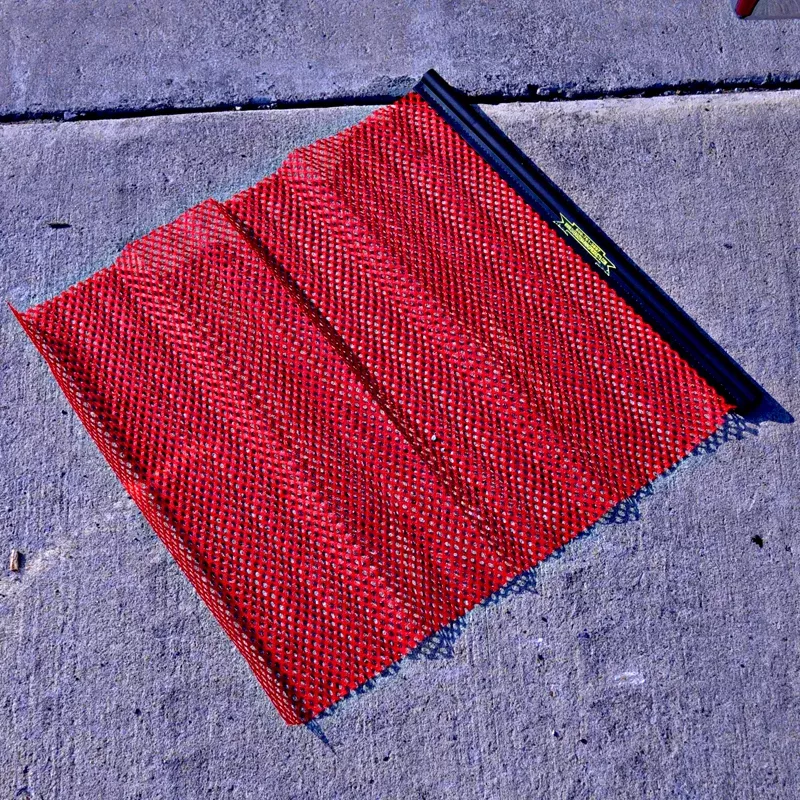 18″ red oversize load replacement flag for quickmount system