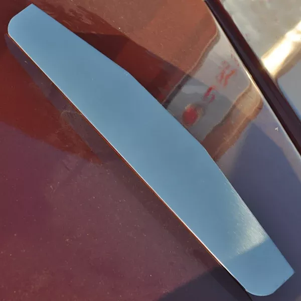 18″ stainless steel mudflap weight with welded studs