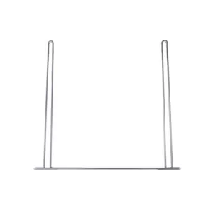 18″ x 18″ chrome anti-sail mud flap holder