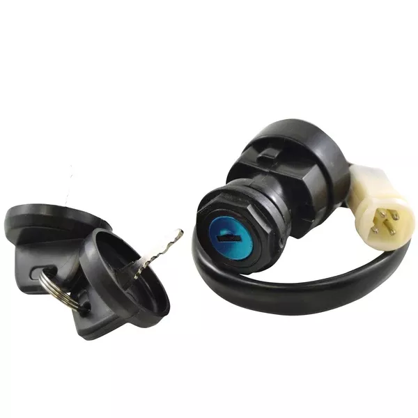 2-Position Ignition Key Switch for Yamaha Badger 80 Moto-4 Champ 100 Breeze 125 Big Bear Warrior 350 1986-1995