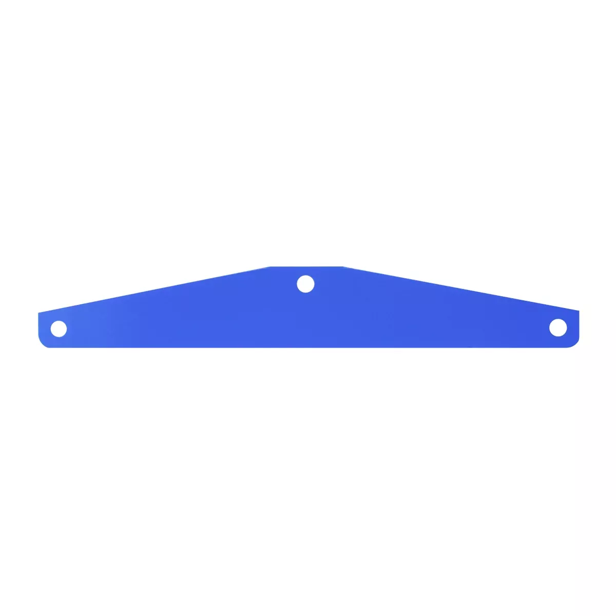 24″ Blue plastic backing strip for cutout mudflap weights