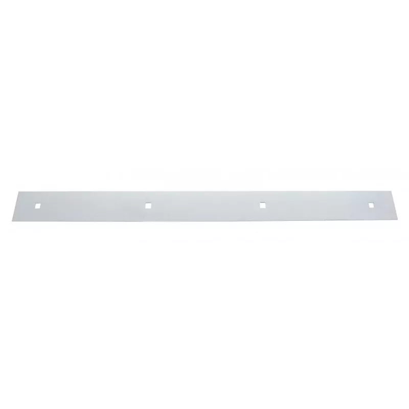 24″ stainless steel top mudflap plate w/4 bolt-through holes