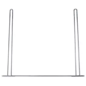 24" x 21" chrome anti sail mudflap bracket