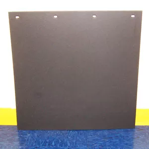 24″ x 24″ black poly rubber blend mudflap