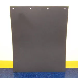 24″ x 30″ black poly rubber blend mudflap