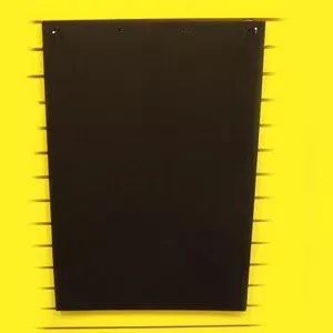 24″ x 36″ black poly rubber blend mudflap