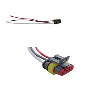 3-prong stop/turn/tail plug for LED lights w/straight-style plug