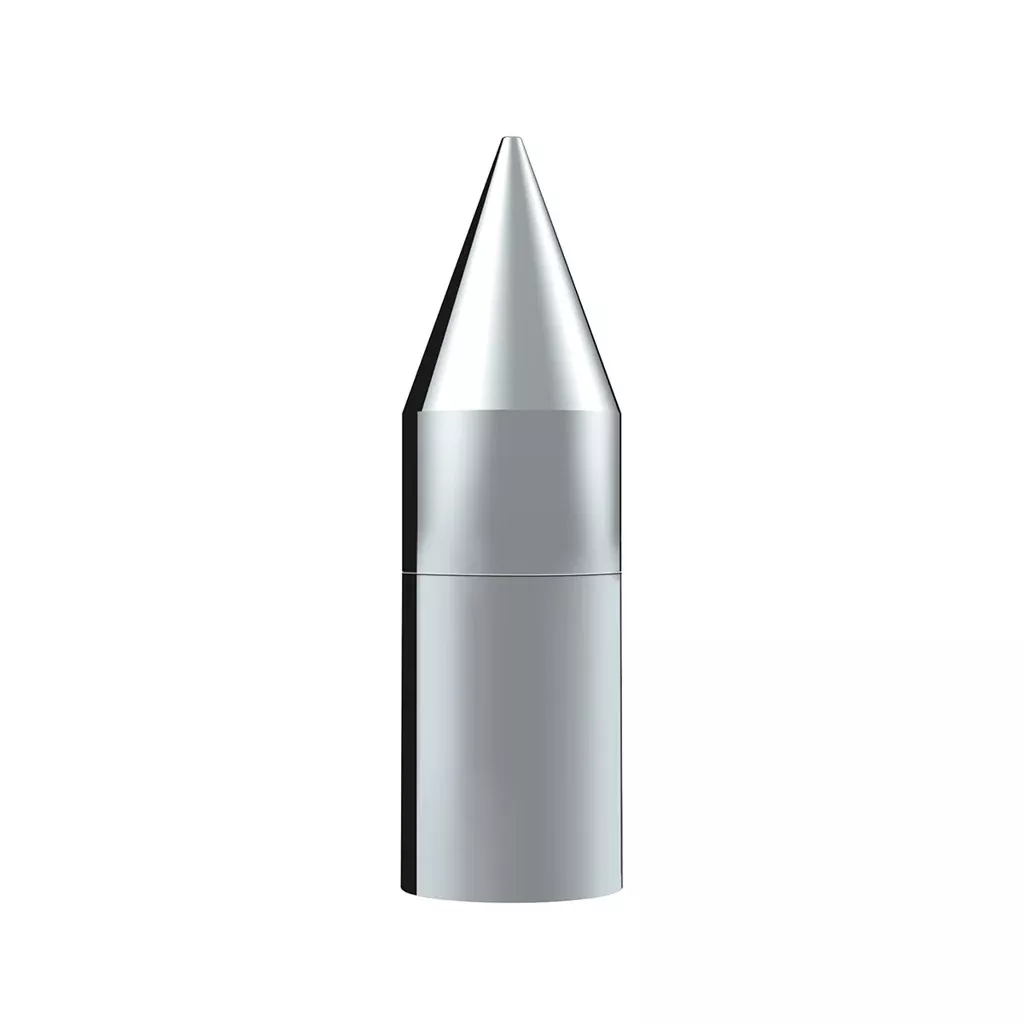 33mm x 7-1/8″ ULTRA SPIKE chrome plastic screw-on lug nut cover