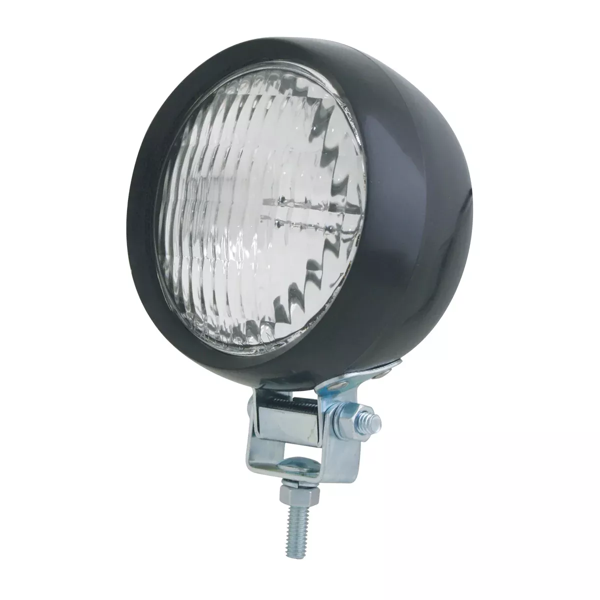 4-1/2" tractor utility halogen light w/black rubber housing