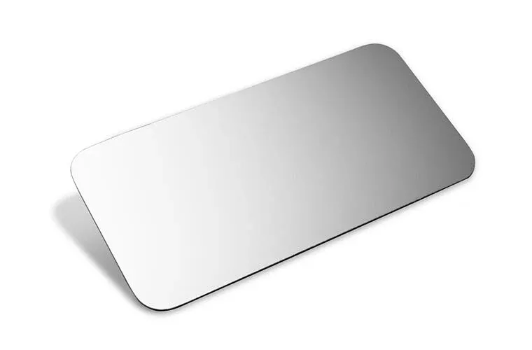 4″ x 8″ stainless steel permit panel – tape mount