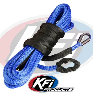 50′ Blue Synthetic Winch Cable Extension by KFI