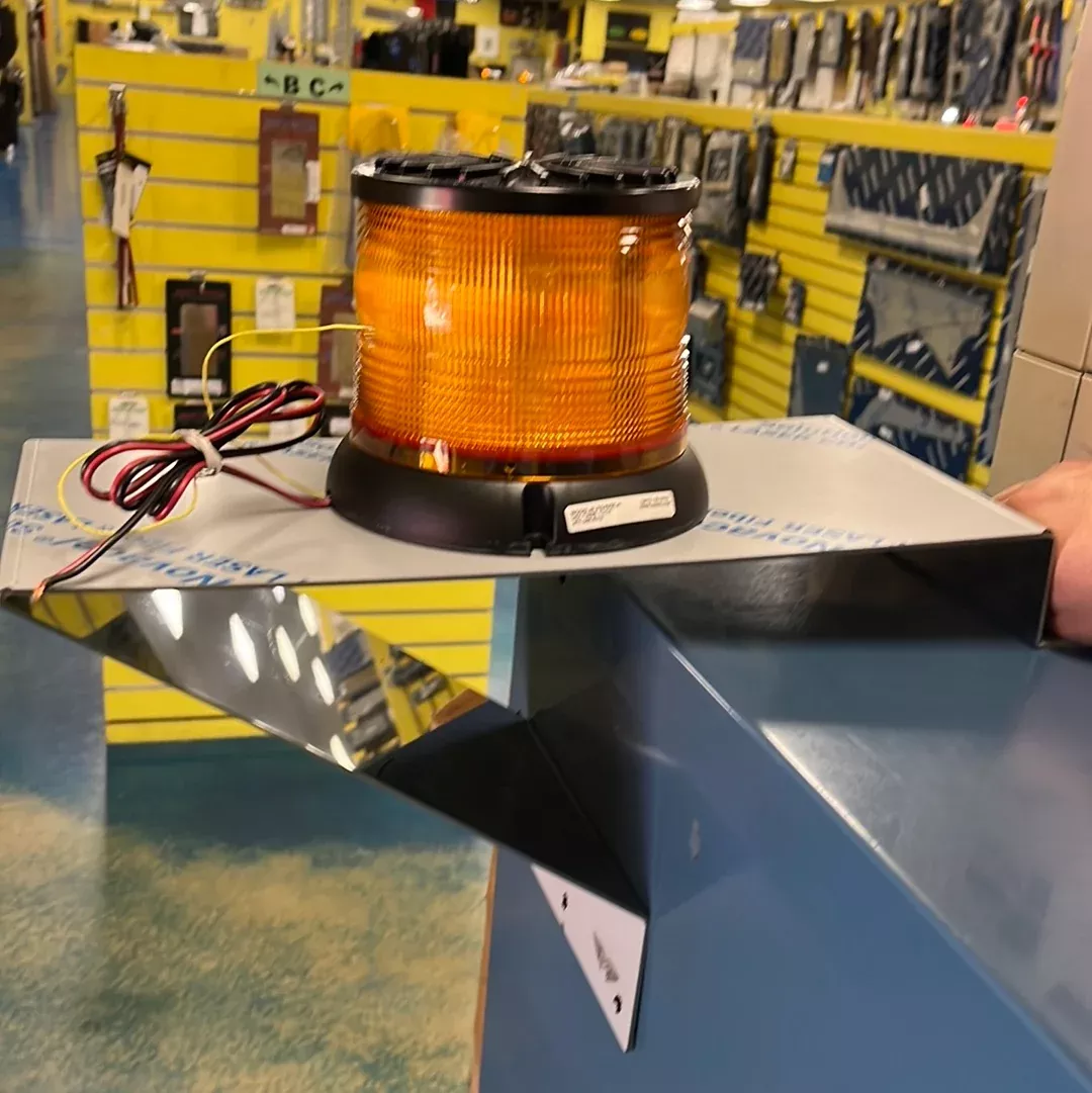 8.75" x 8.75" base stainless steel beacon light bracket