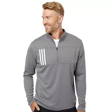 Adidas 3-Stripes Double Knit Quarter-Zip