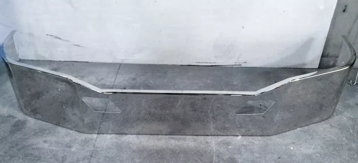 Aftermarket Chrome Steel Bumper, Fits Kenworth T-680 US made
