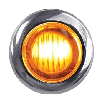 Amber 1″ mini button LED turn signal light