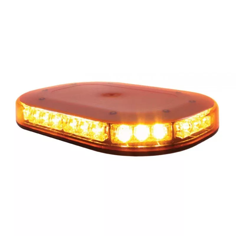 Amber 30 diode micro strobe LED light bar (12/24 volt)