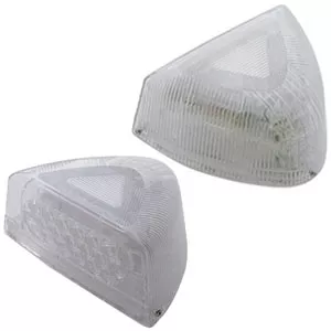 Amber 37 diode LED Peterbilt dual headlight turn signal – CLEAR lens