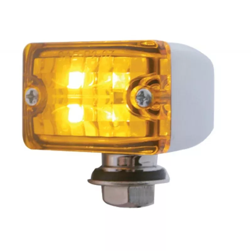 Amber 4 diode LED “hot rod” style turn signal light