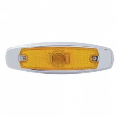 Amber incandescent Peterbilt-style marker light