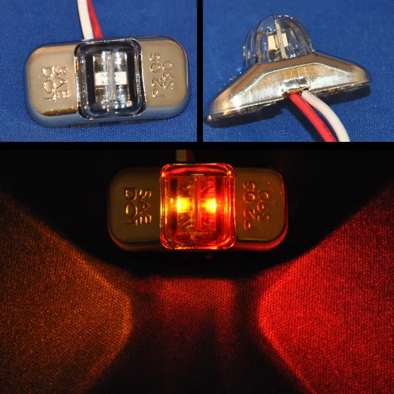 Amber /red mini 2 diode LED bumper light