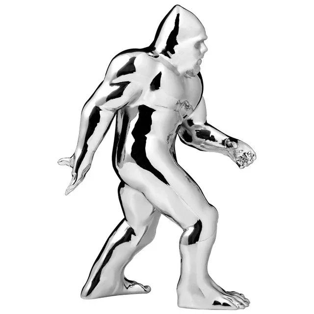 “Big Foot” chrome hood ornament