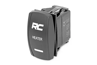Blue Back Light Cab Heater Rocker Switch by Rough Country