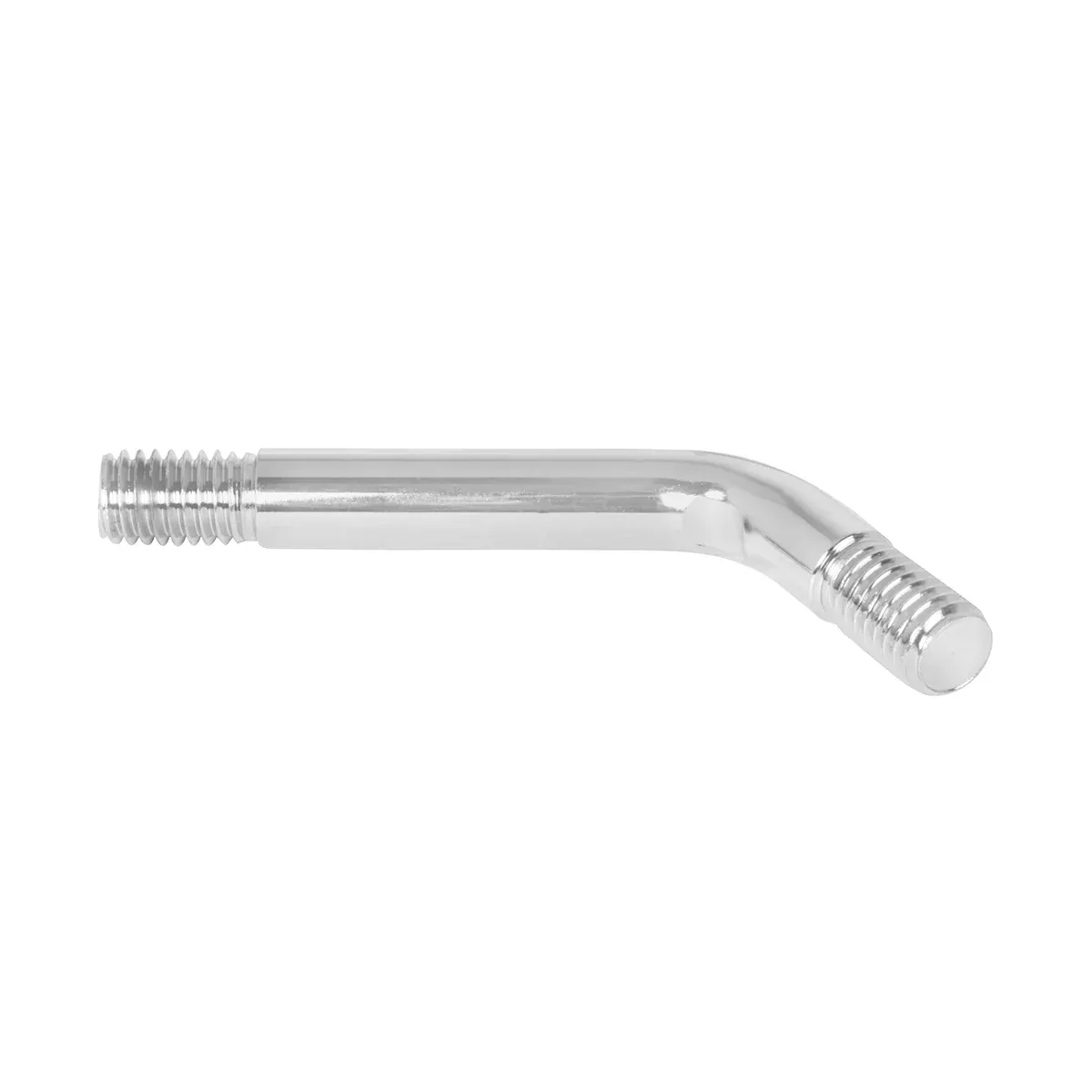 Chrome 4-3/4″ gear shift extension w/top bend, 2 threaded ends