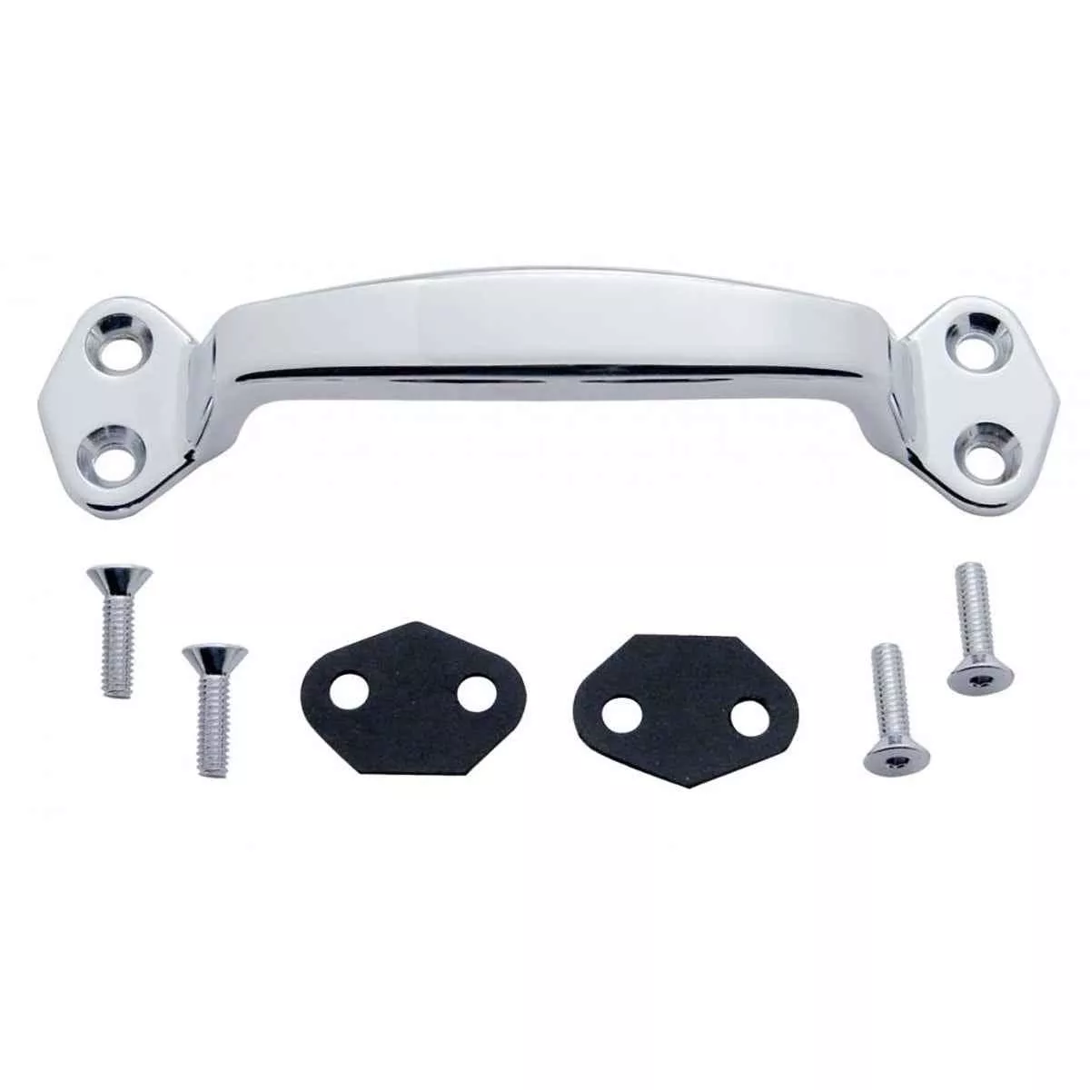 Chrome die-cast grab handle