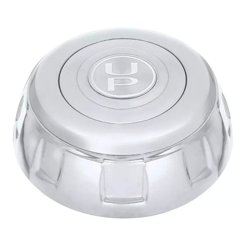 Chrome horn button and plastic bezel for United Pacific steering wheels