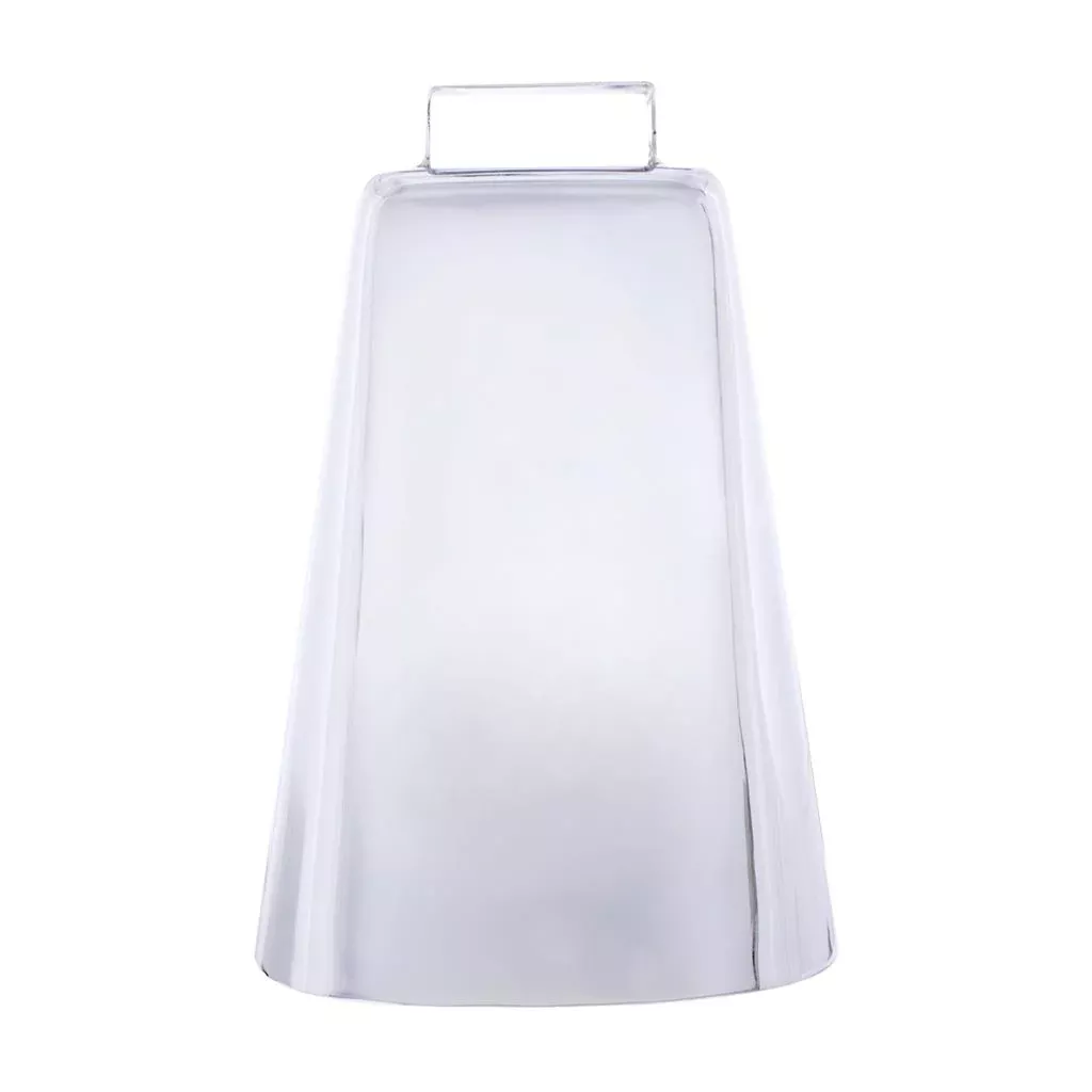 Chrome novelty trailer cow bell – 6-3/4″ tall