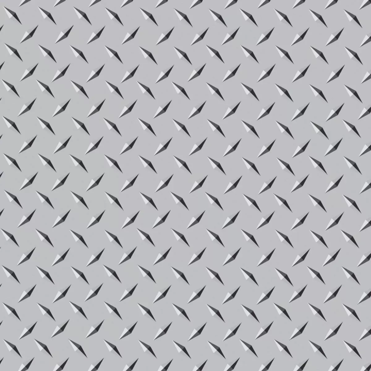 Chrome plastic 24″ x 47″ decorative diamond plate roll