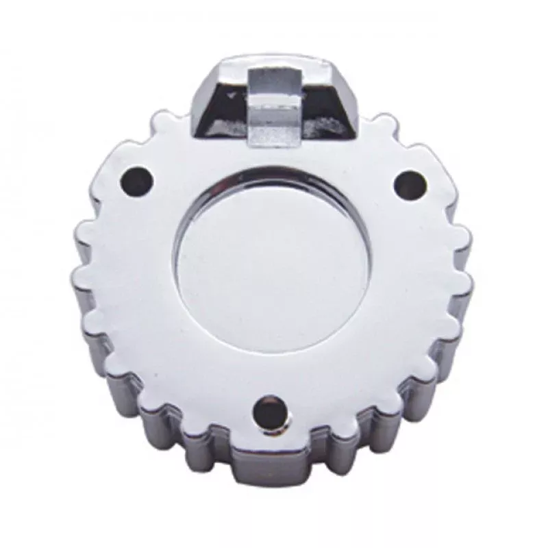 Chrome plastic small diagnostic port cover