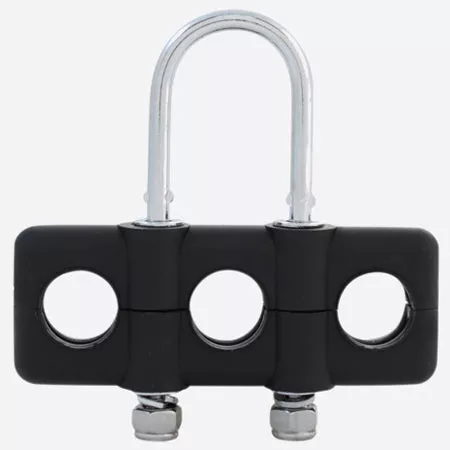 Chrome replacement air hose/cable clip for swivel stick
