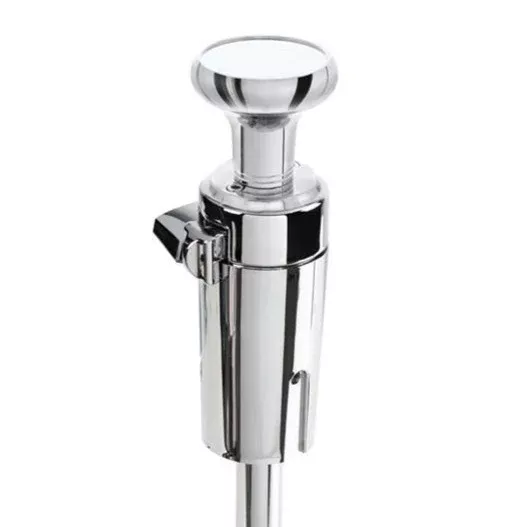Chrome thread-on gear shift knob – base not included