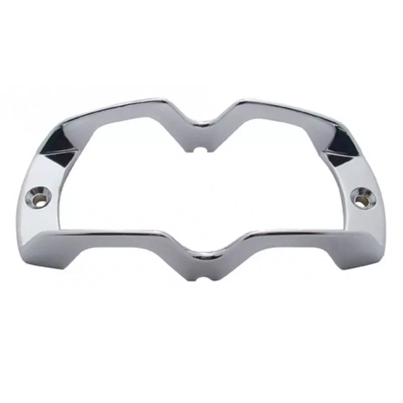 Chrome tiger eye/double bubble light lens guard