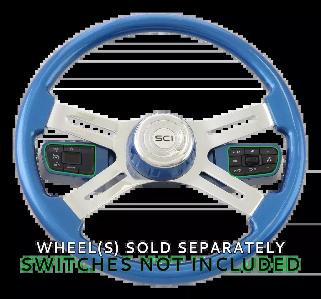 Classic Blue Gen 5 Smart Center Pad & Hub adapter- for 3 hole style wheels – Peterbilt/Kenworth 2021+
