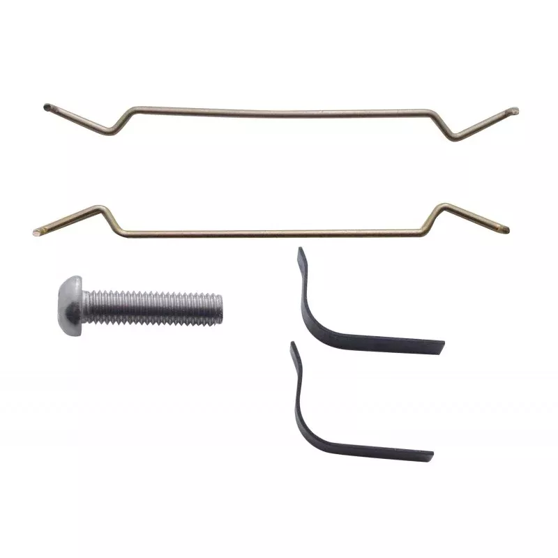 Clip set for single round Peterbilt headlight with screw – 5 piece kit