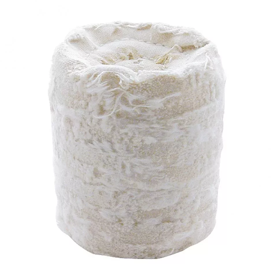 Cylinder shape white muslin polishing wheel – 3″ Cylinder