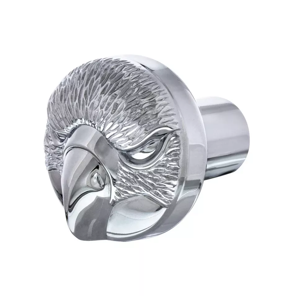 “Eagle” chrome aluminum threaded tractor/trailer air brake knob – SINGLE