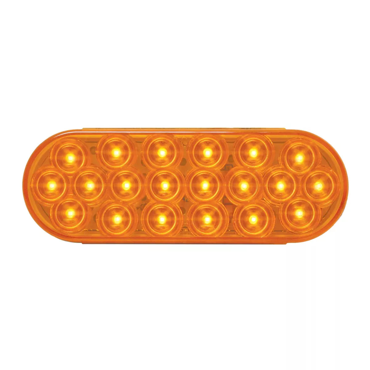 “Fleet” Amber oval 20 diode LED turn signal light