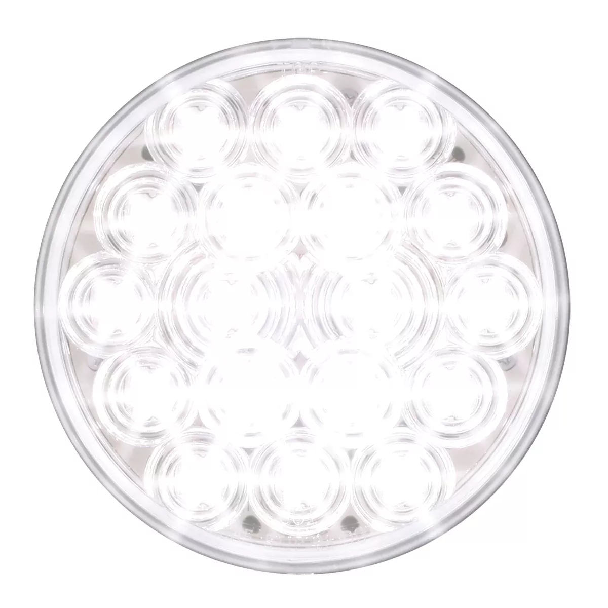 “Fleet” White 4″ round 18 diode LED backup/reverse light