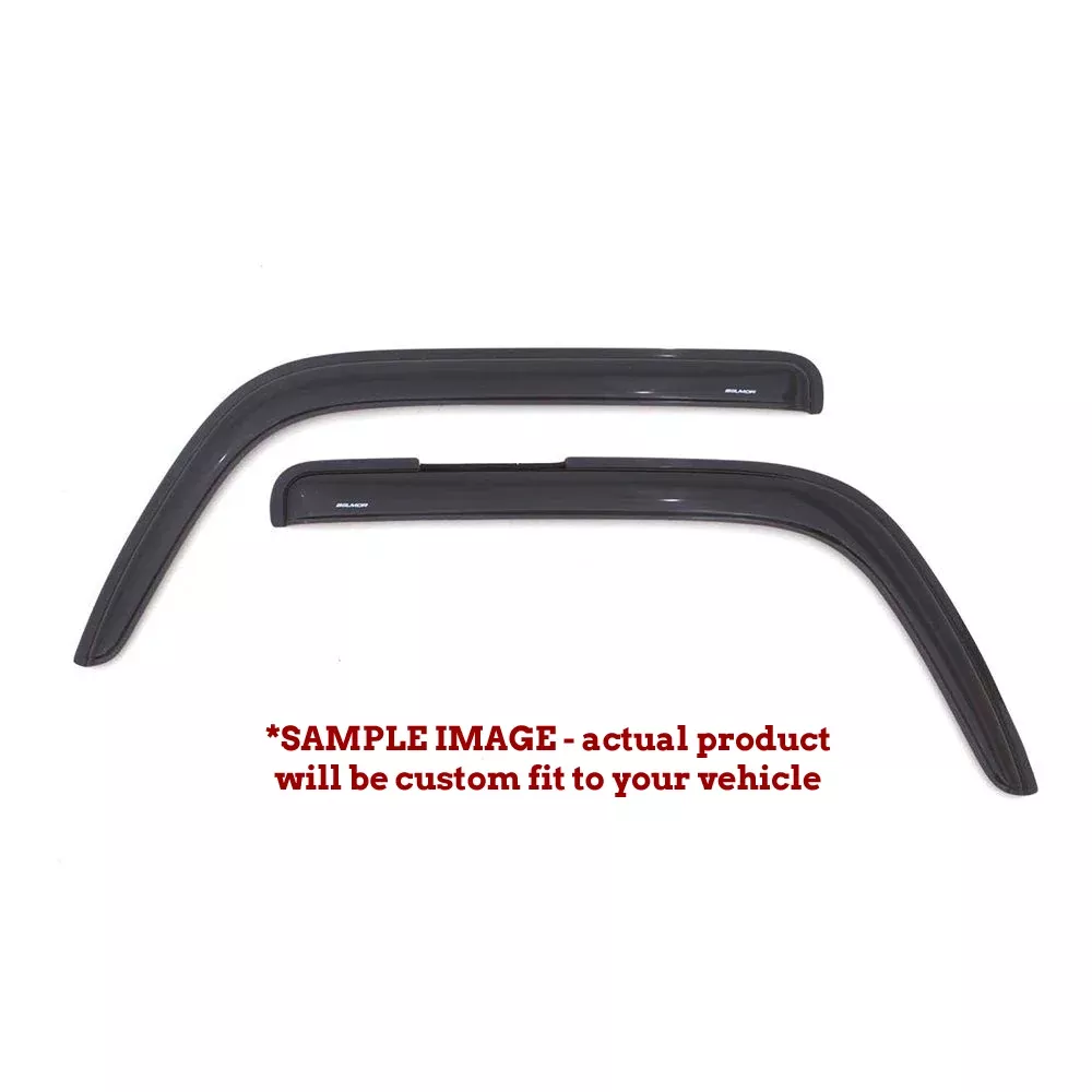 Freightliner Cascadia 2007-2015 smoked plastic door window ventalator rain deflector – PAIR